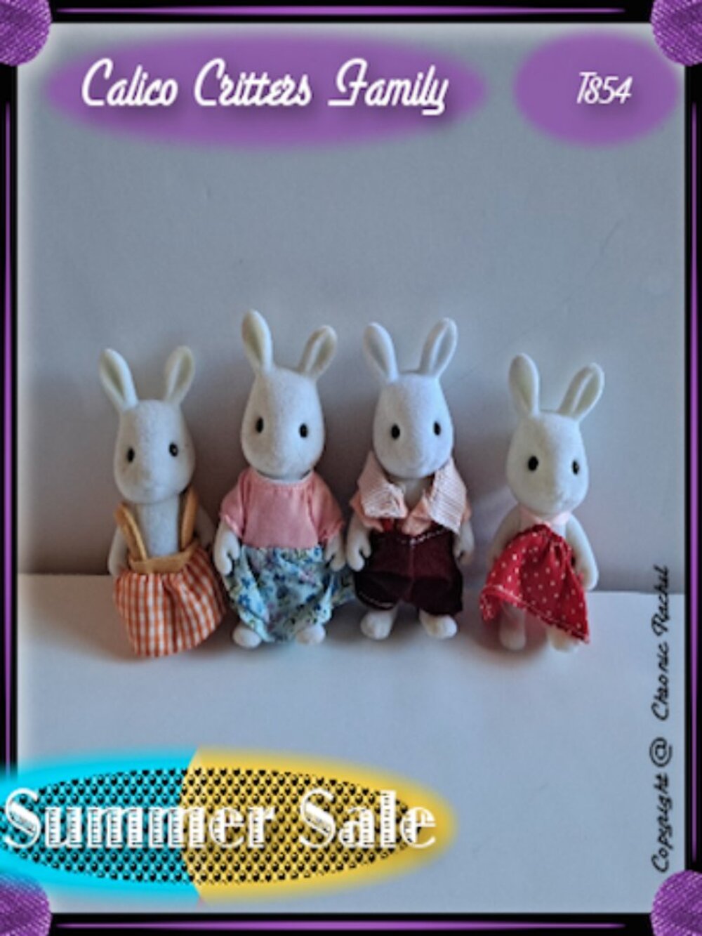 1985 Snow-Warren White Rabbit Family